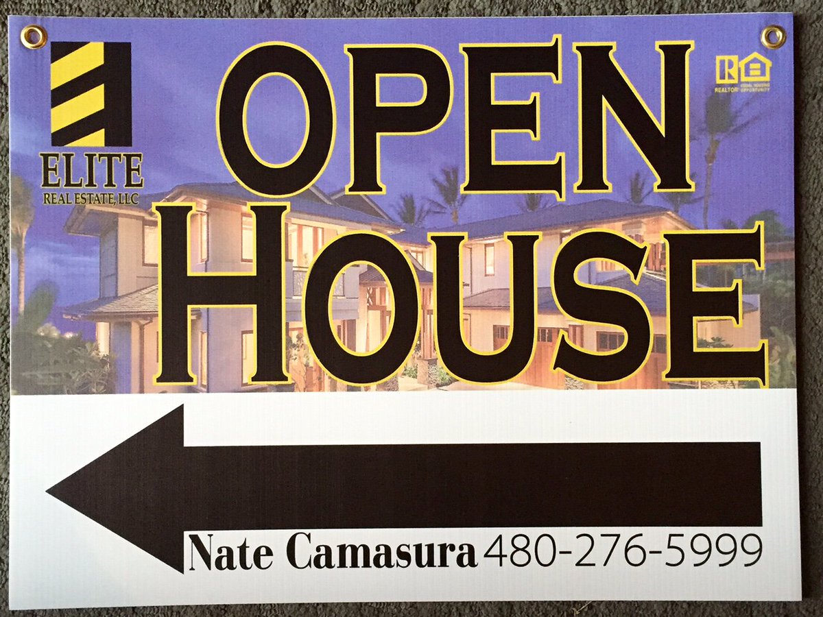 SenorPrintingCO's tweet photo. Open house signs for our good friends @ChrisHuntHomes The best in the biz. #RealtorSigns #YardSignPrinting #Printing https://t.co/csQ6E4KpYU