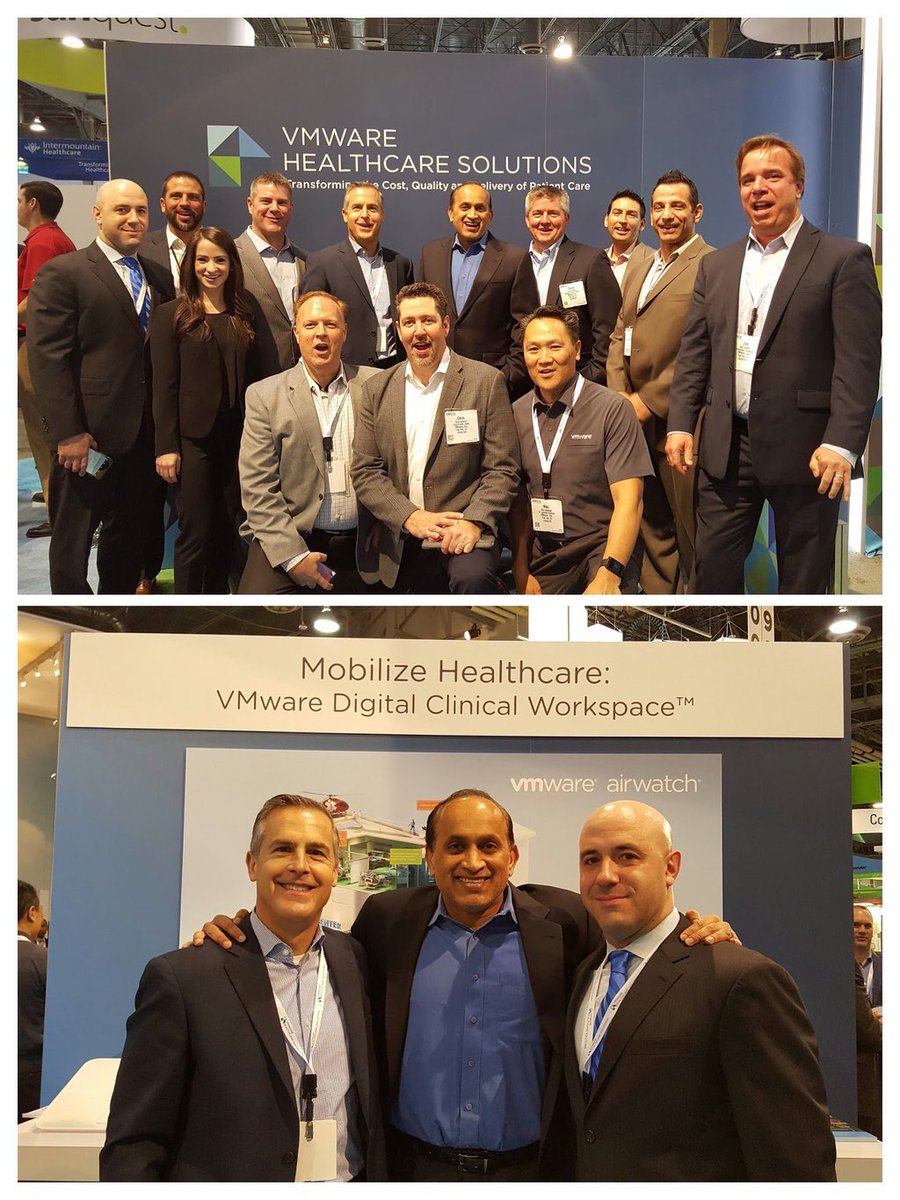 VMwareHIT's tweet photo. Excited to have @SPoonen with #VMwareHIT at #HIMSS2016! https://t.co/BvUsXda1jI