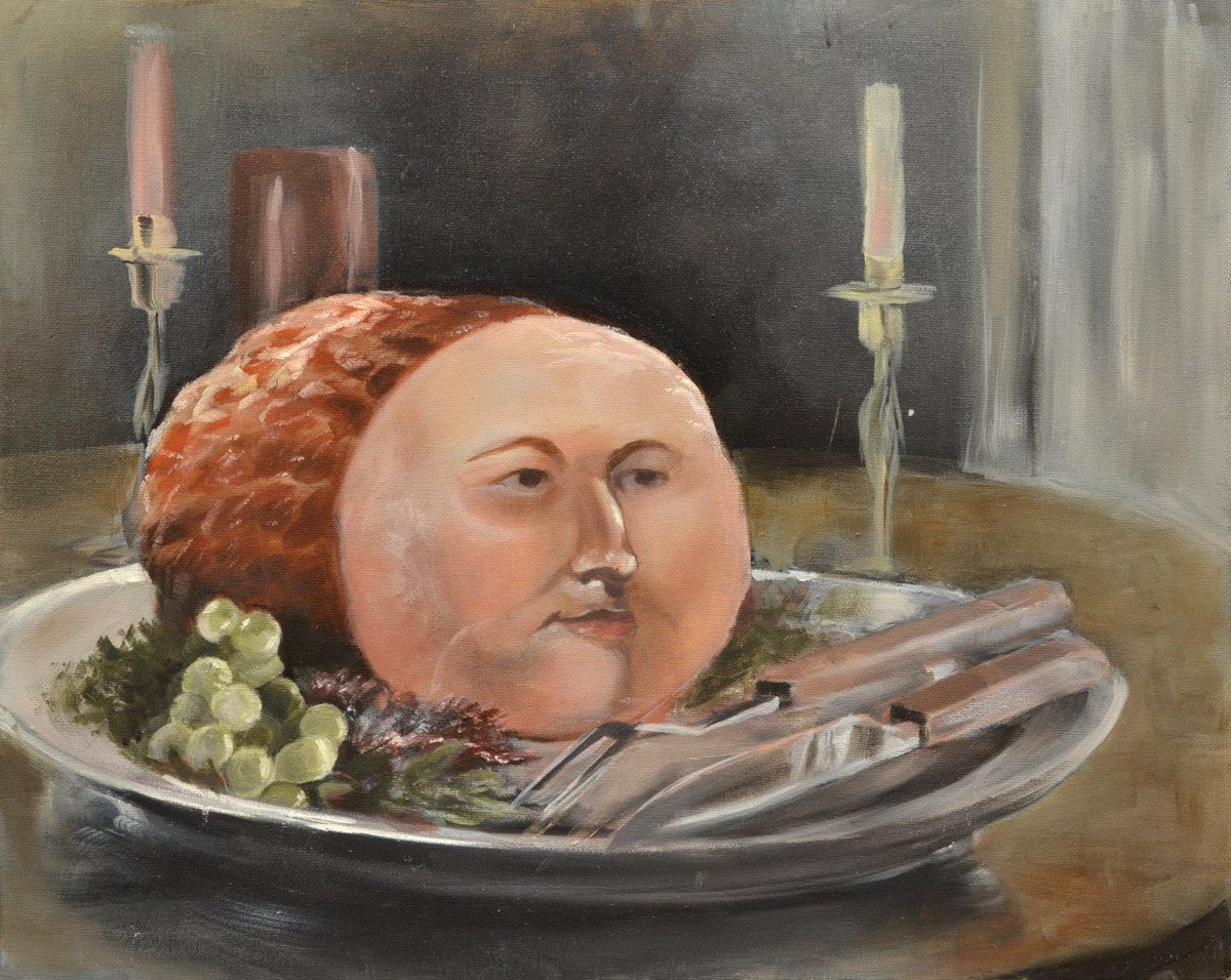 TheAHASociety's tweet photo. For #NationalPigDay, here's a picture of Alexander Hamilton as a ham... https://t.co/2L6hgkQce7
