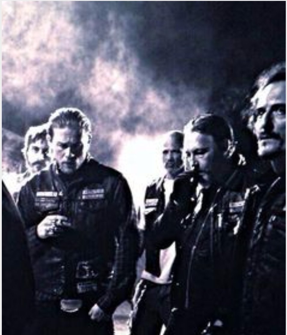 BrownfieldCindy's tweet photo. @tizianapittalug @SOACALIFORNIAA @davidlabrava @shiree_64 @black_mamba_06 @ForeverHunnam 
@jimmymillere @BaBy_J_55 https://t.co/ZEw7CRSPeD