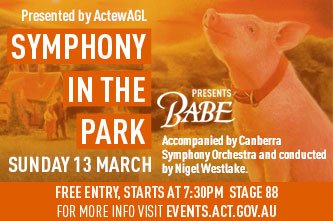 You &amp; 5 friends could enjoy Best Seats in the House at #Babe from <a href="/ActewAGL/">ActewAGL</a> if you enter facebook.com/ActewAGL