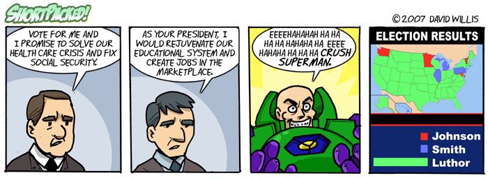 YuleLoveYYC's tweet photo. I see results like today and I think of @damnyouwillis #shortpacked comic strip #SuperTuesday #makedonalddrumphagain https://t.co/4zXjuRGHSa