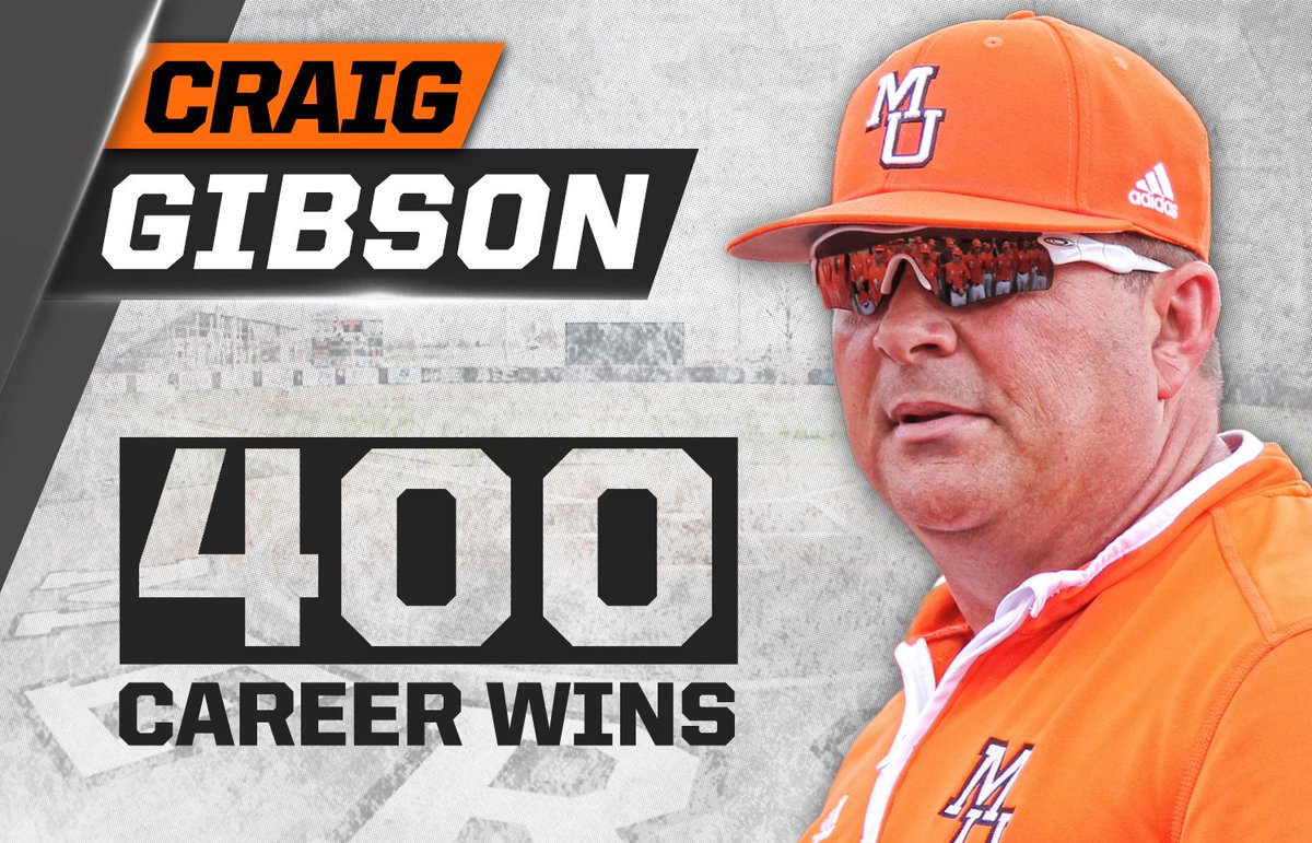 MercerBaseball's tweet photo. Congrats to @CraigGibson_MU on getting his 400th career victory tonight! #BringTheRoar https://t.co/dhXFJHSXLg