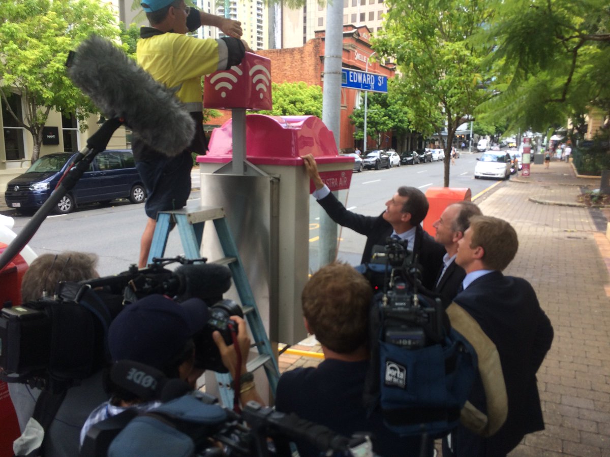 team_schrinner's tweet image. LM announces free WiFi footprint will be expanded throughout CBD and into 8 suburban precincts #bccvotes #bnevotes