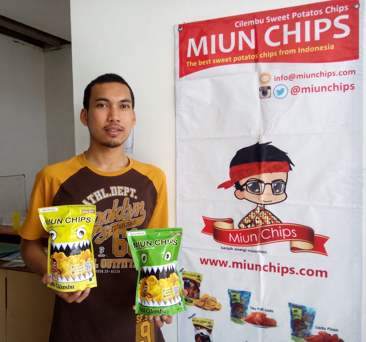 Alhamdulillah mski blum lolos k nasional, <a href="/MiunChips/">IG : @miunchips</a> bangga mnjadi Finalis Wilyah Kanwil VI Bdg #WMM2015 #wirabusaha