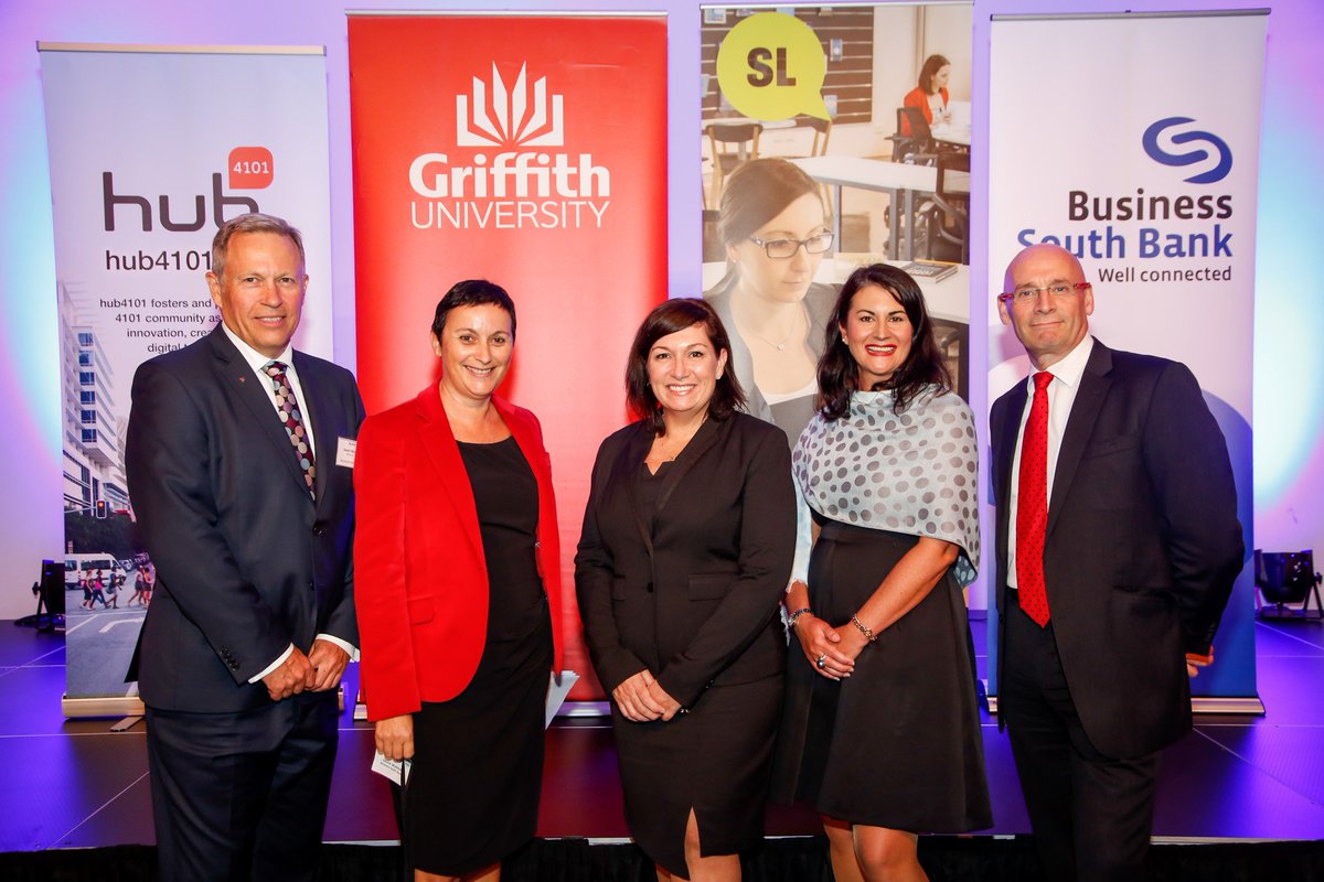 BusinessSthBank's tweet photo. Wonderful networking function last night at @SLQedge w special guest @LeeanneEnoch - thanks to sponsor @Griffith_Uni https://t.co/TjwA7qa9CU