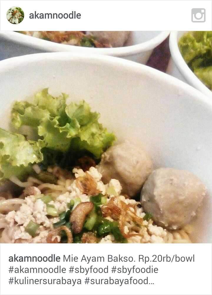 yepp's tweet photo. Great taste from @akamnoodle, must try. #akamnoodle #mieayam https://t.co/s8x2ghYM1r