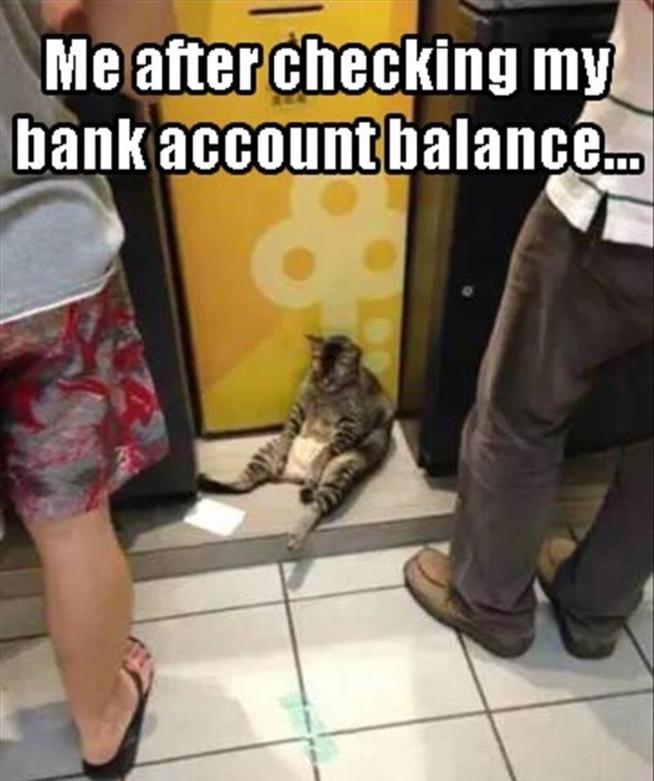 Jetgranger's tweet image. #bank #account #empty