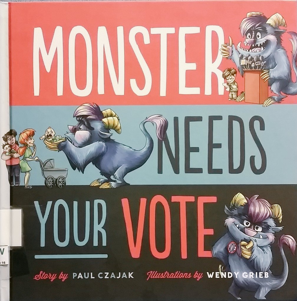 JCDavisAuthor's tweet photo. Today's #PBFave is in honor of the primary election: MONSTER NEEDS YOUR VOTE by Paul Czajak. I'd vote for Monster! https://t.co/G0CHVyfcyN