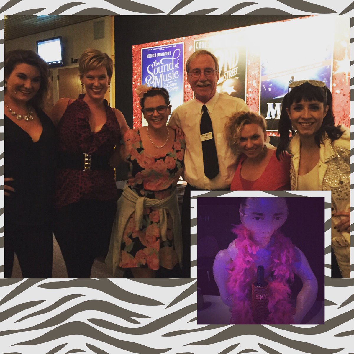 All the girls (&amp; boys) came out to party tonight!! #girlsnightthemusical #gntm #FortMyersFL #barbarabmann