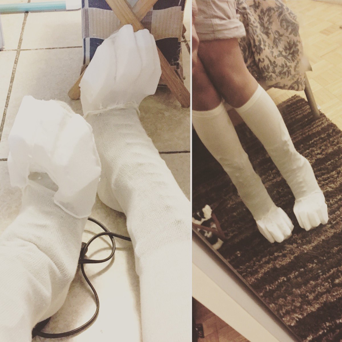 AstroBullet's tweet image. Hot legs are part of the #Undertale fandom right? Gotta add a fur. #cosplay #LesserDog