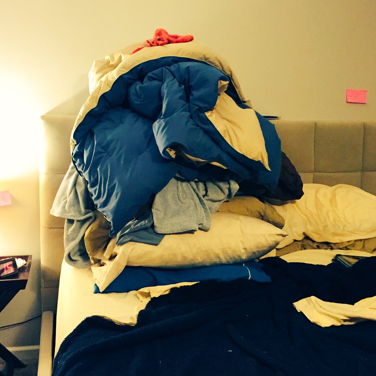 No wonder my husband has a hard time sleeping, he can only sleep in a fort <a href="/natefanderson/">Nate Anderson</a>