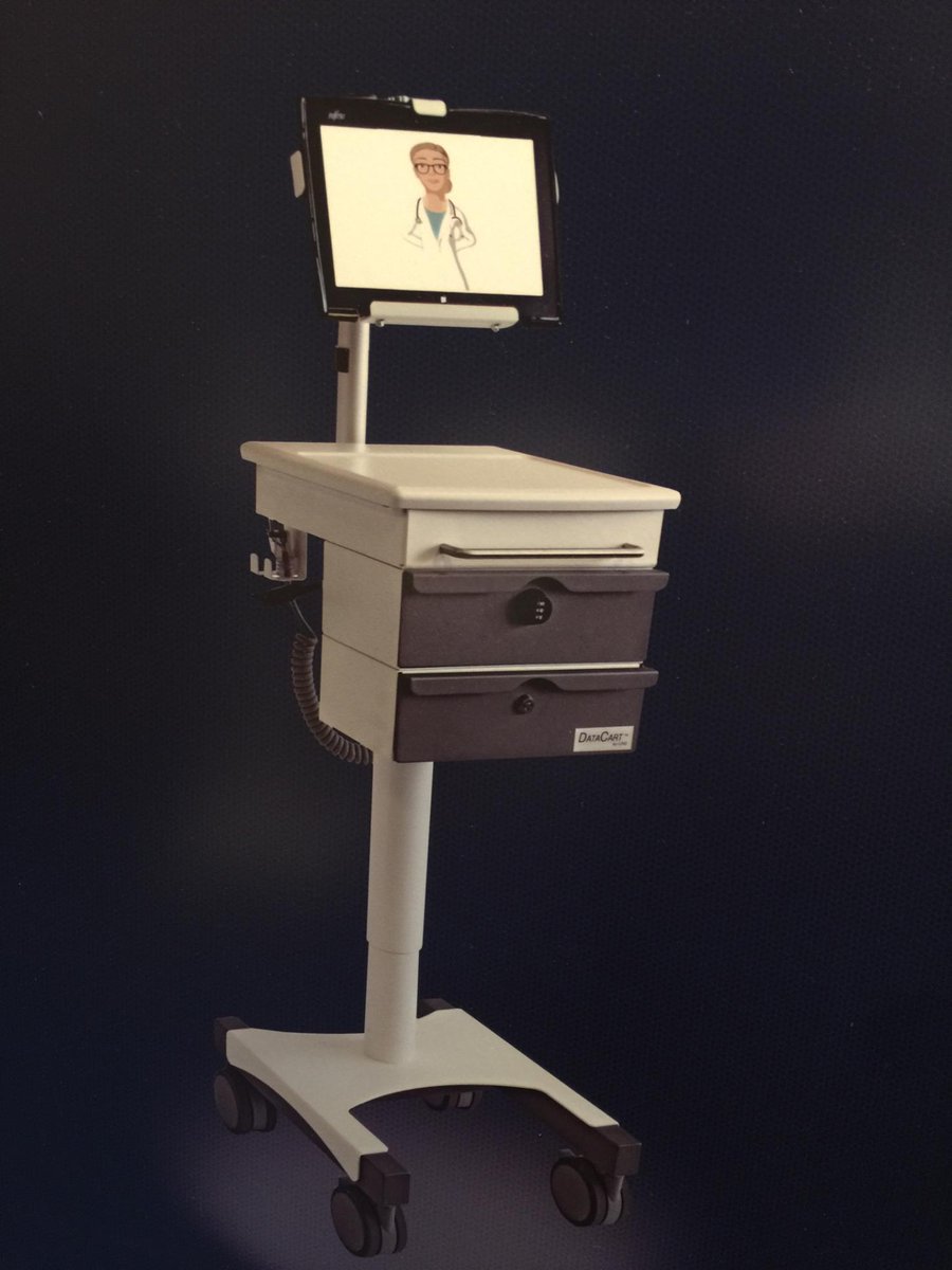 IDAvatars's tweet photo. @IDAvatars Sophie has jumped from tablets and smartphones to carts #HIMSS16! What do you think? https://t.co/weUsjTHXht