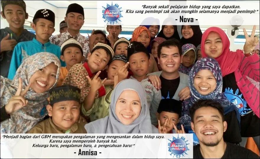 Disini ada beberapa kisah tentang volunteers batch 1 &amp; 2😁
Semuanya ada di babelmendunia.com ya