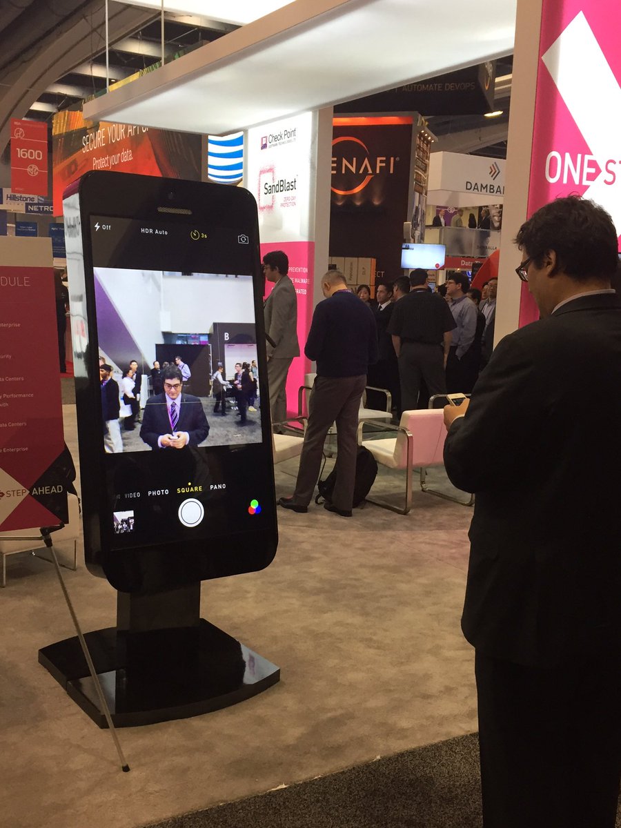 SecurityCat1's tweet photo. Hey, I know that guy! @kellman #RSAC2016 @CheckPointSW #chkp #onestepahead https://t.co/FlWW6Qg7cU