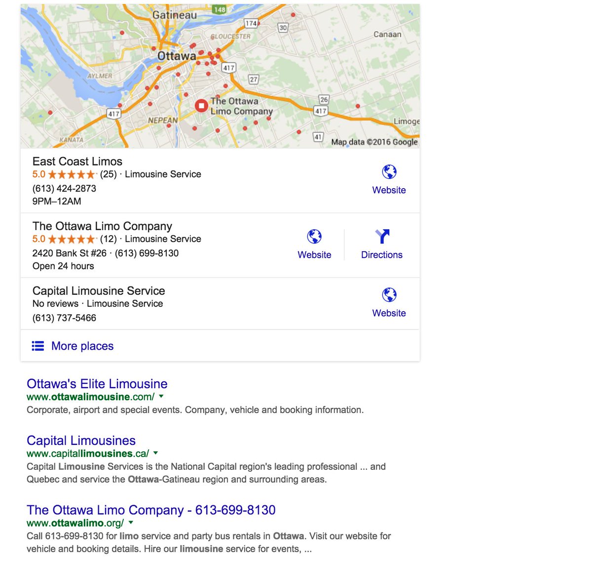 We're showing up top 3 for the search term 'ottawa limo'! Thanks <a href="/BrinkUnlimited/">Brink Unlimited</a> for the SEO ottawalimo.org