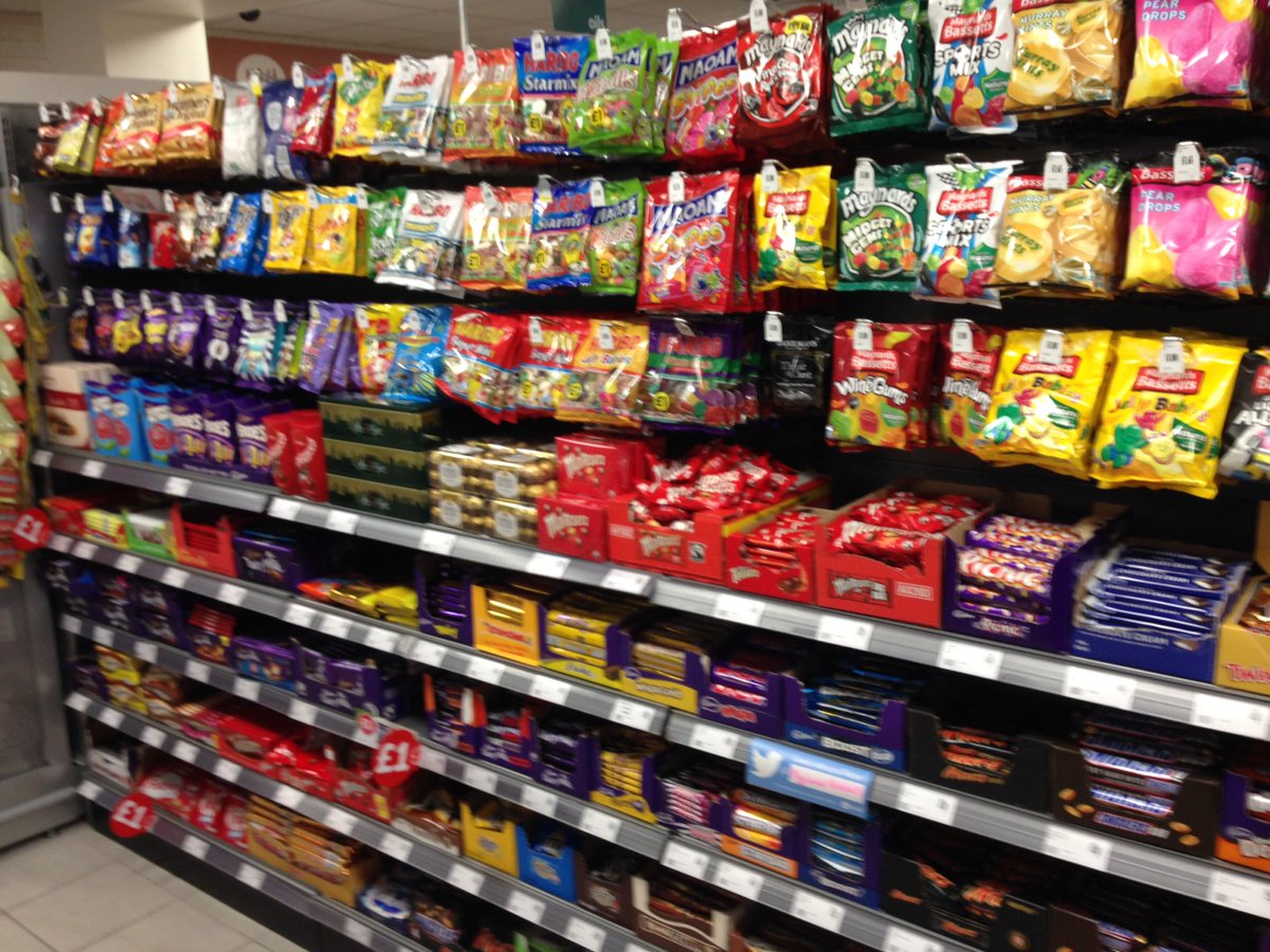 4 new bays of sweets and chocolate in store now 🍪🍫🍬🍭 #mylocal @MGcomment