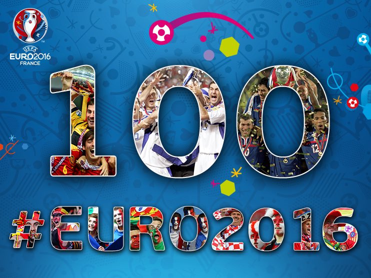 EURO2024FRA's tweet photo. J-100 avant l'#EURO2016 ! #LeRendezVous https://t.co/ge5cKnbgNU
