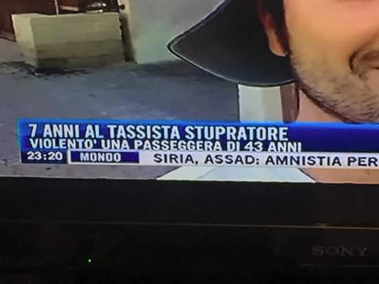 federolaa's tweet photo. @MediasetTgcom24 7 anni al "passeggero" stupratore epicchiatore della "Taxista" rettificare ristabilendo onorabilità https://t.co/yHausq78B0