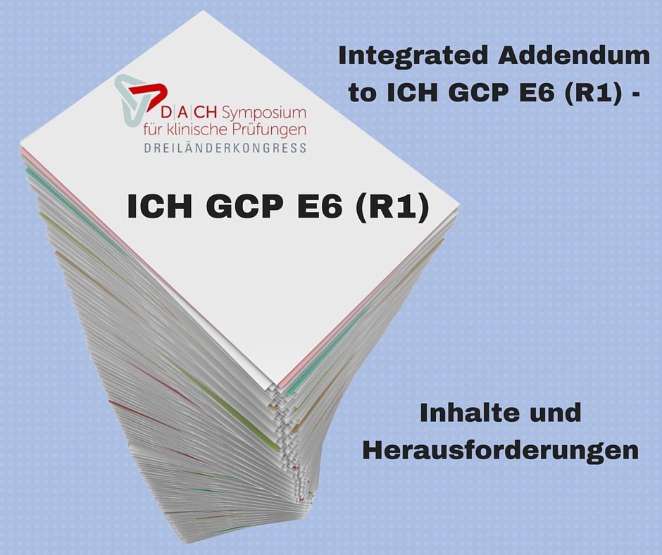 DachSymposium's tweet photo. "ICH GCP goes risk based!" Ein Überblick zu dem was kommen wird! https://t.co/CMXrhceHzH #DACHSymposium https://t.co/mH5chpseOI