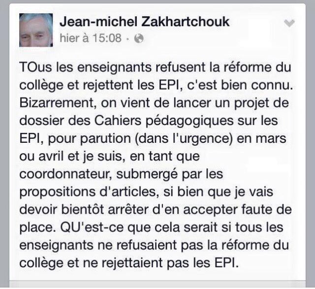 _Mme_E's tweet image. @PROFdeLyCpro Beaucoup de #pédagos ont également un sens très personnel de l&apos;orthographe et de la syntaxe...