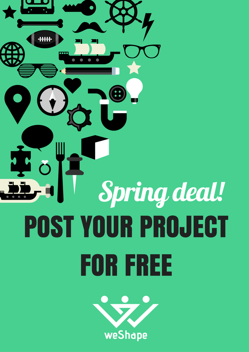weShape_'s tweet photo. New #Spring #deal is here! #Start your #project with @weShape_ before the 1st of April for #FREE! Get in touch #now! https://t.co/UmXkQR7jFj