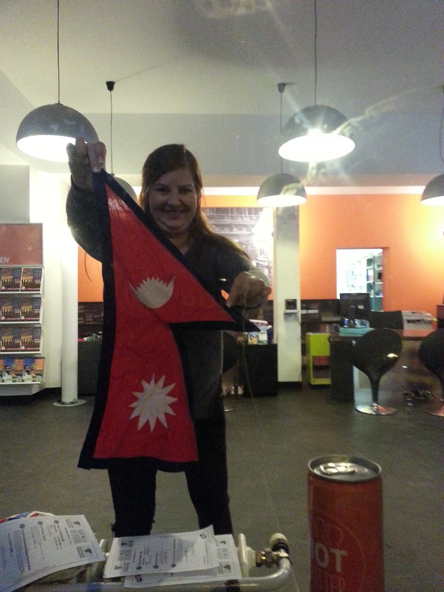 GAdv_Narayan's tweet photo. Glad to see Nepalese flag at one the events. #twittertigersareback #TheFort #Nepal https://t.co/DfQJPb86QU