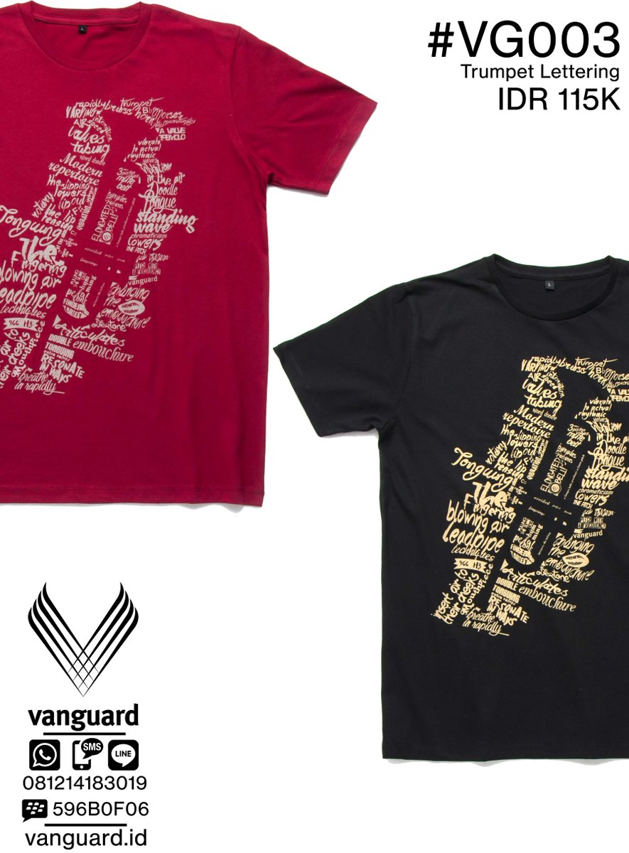 id_vanguard's tweet photo. Limited item #marchingband #drumcorps #trumpet #tshirt . Grab it fast. Only IDR 115.000,- https://t.co/rD8X0WU01a https://t.co/repBQaUDZC