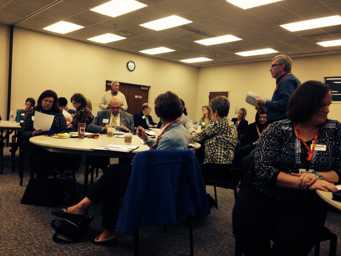 JuliannSJC's tweet photo. Enjoyed time at the ILA Roundtable today discussing community leadership program impact &amp; statewide plans. https://t.co/Dd0KB3iitt