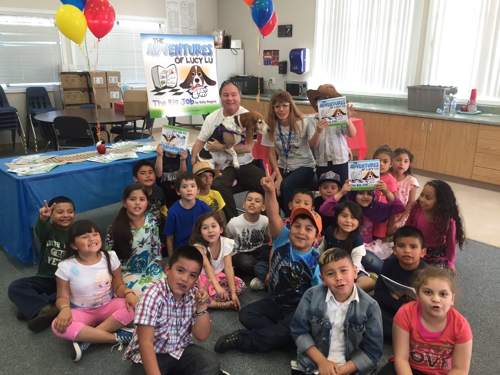 Book Signing <a href="/baileyprimary/">Bailey Primary</a> The Adventures of Lucy Lu by our very own Mrs. Rogers! 🐻📖💙<a href="/FLDUSD/">Firebaugh-Las Deltas</a>
