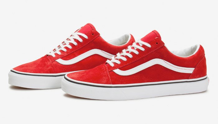 red suede vans old skool