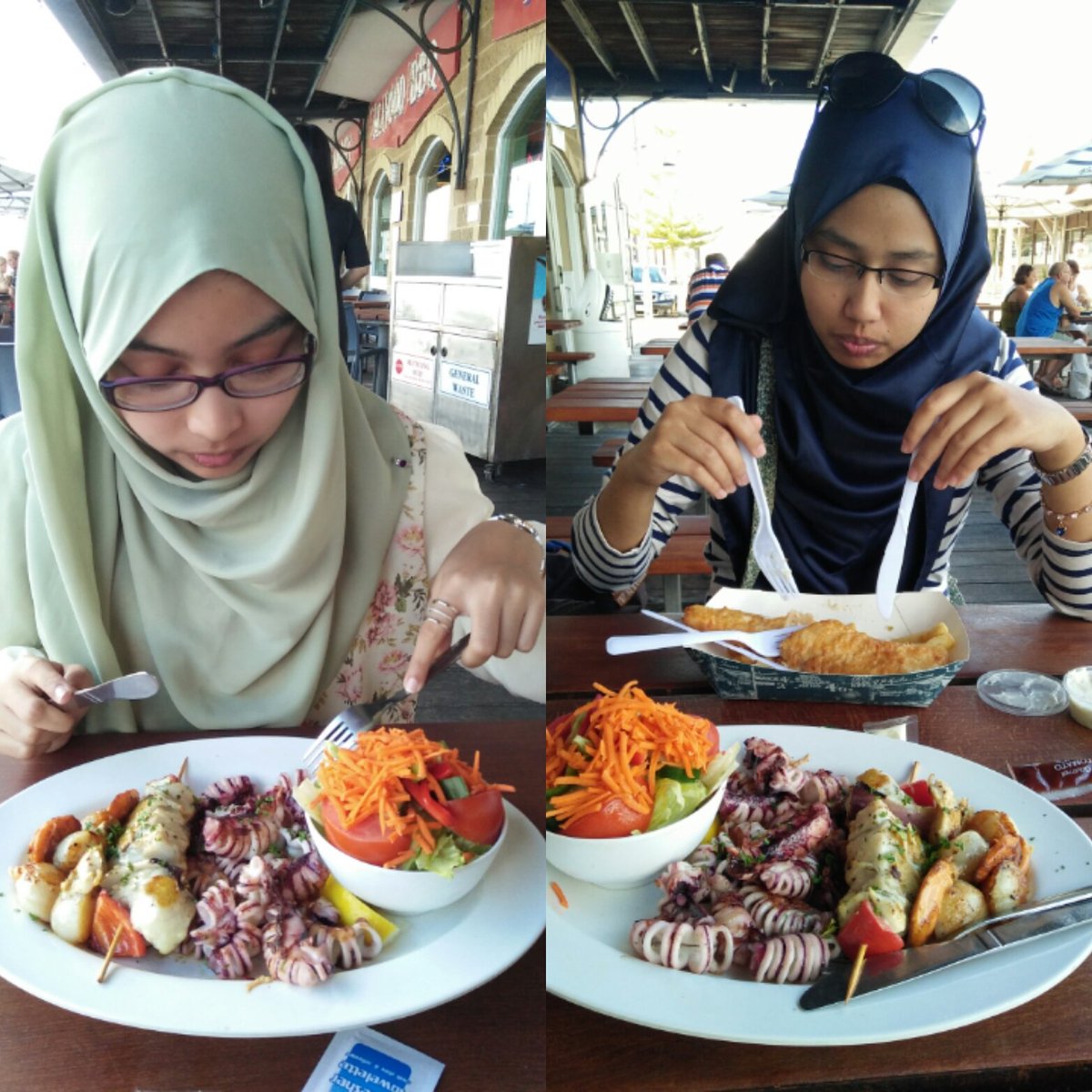 rajaaizzati's tweet image. Digging in #sharedmeal