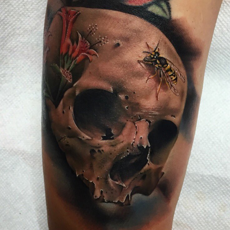 jramostattoos's tweet photo. Skull I did the other day, I hope you guys enjoy it👍🏻 Instagram: 📍@jasonramostattoos📍 @LifesInked https://t.co/SdTFzPRYxi