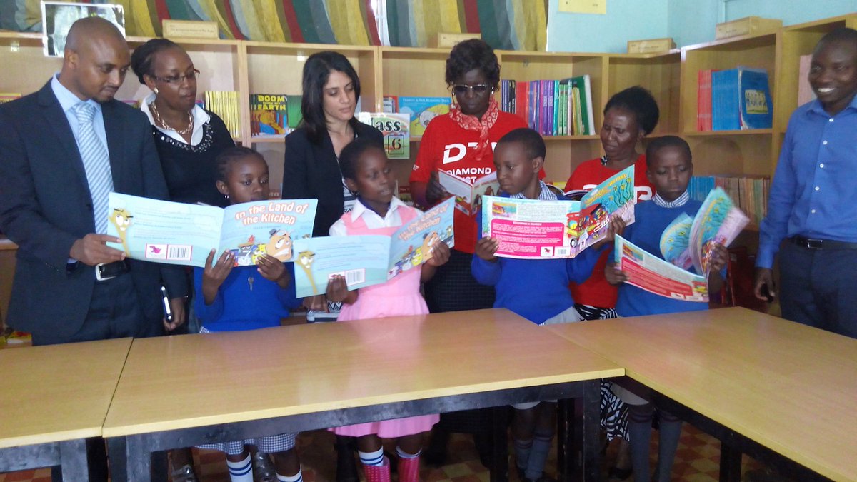 startalibrary's tweet photo. Well done Start A Library and DTB. A book in every hand it is @DTBKenya @storymoja https://t.co/fPHFhyqcUl