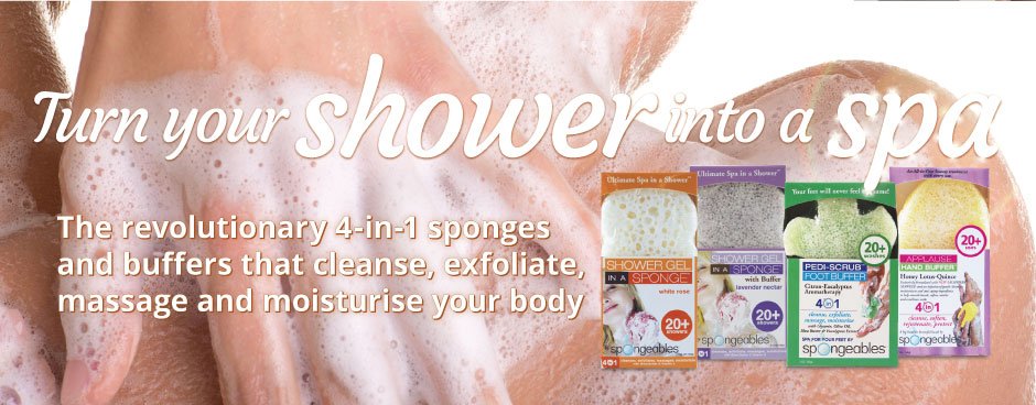 MDbrands's tweet photo. Turn every shower at home into an indulgent spa experience with #Spongeables – BUY: https://t.co/C9s9e0RUsb https://t.co/GPKvC0vb6i