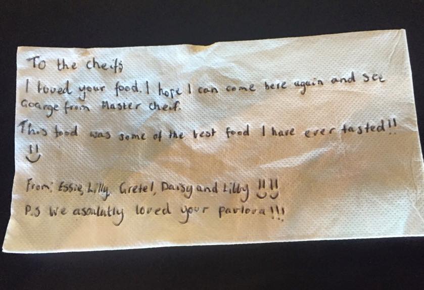The family that eats together, stays together...  #loveourcustomers #letterstoGeorge