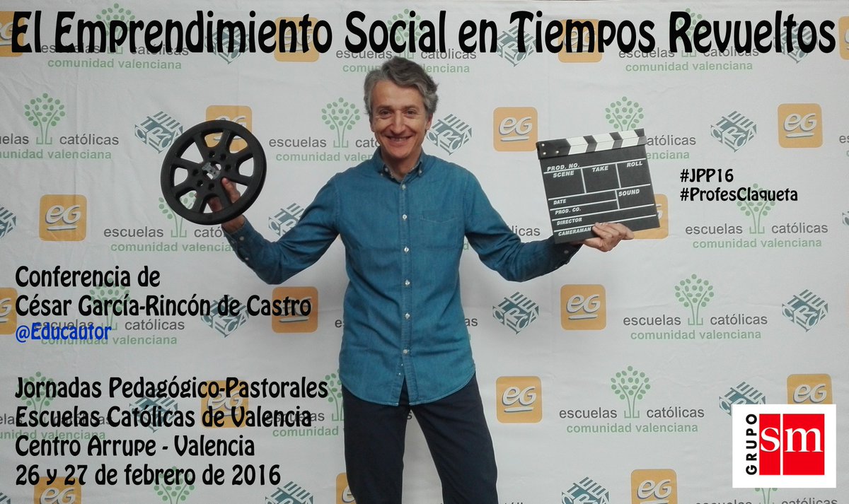 EducAutor's tweet photo. Vídeo de mi conferencia en #JPP16 Emprendimiento Social en Tiempos Revueltos #ProfesClaqueta https://t.co/nyypek2rFB https://t.co/0H8HeaRbMH