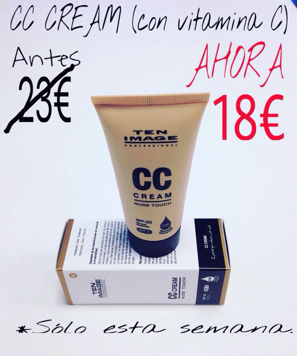 clinicaMyL's tweet photo. Esta semana tenemos en promoción CC CREAM con Vitamina C. No te quedes sin la tuya!! #leonesp #cccream #cremacolor https://t.co/kNpvGVFIUr