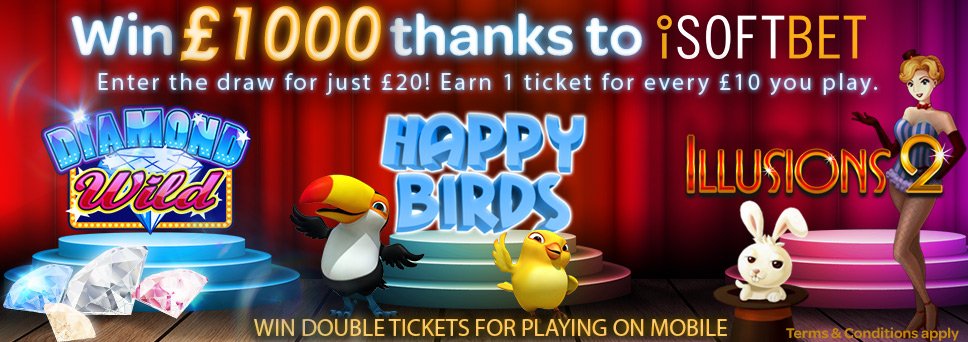 GinaBingo's tweet image. We’ve got £1,000 to give away between the 2nd and 8th of March! goo.gl/64FNgi 
#bingo #slots #competition