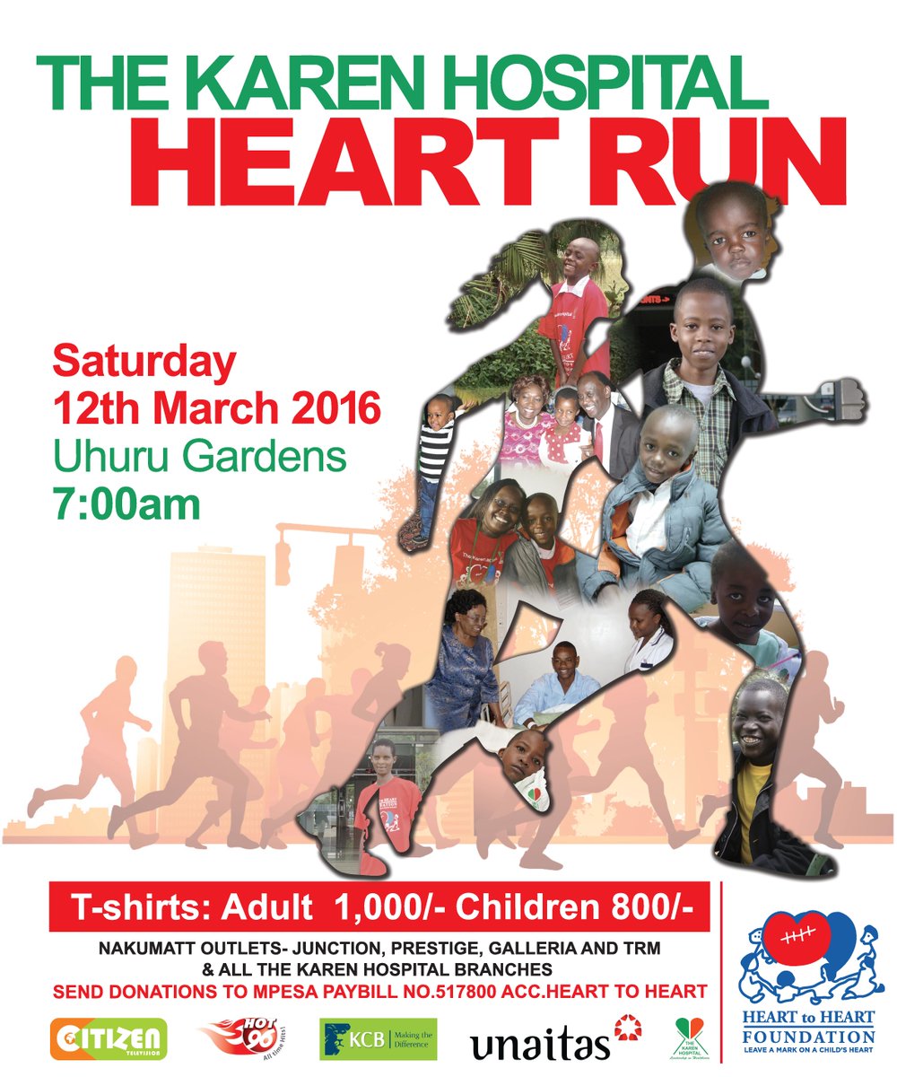 _H2HFoundation's tweet image. Good morning Kenya,
10 days to the #KarenHeartRun, are you ready to leave a mark on a child's heart?