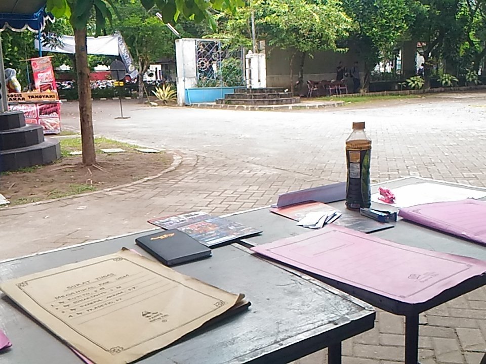 Bagi yang belum mengambil surat tugas,silakan langsung menuju stand ksk dan informasi.