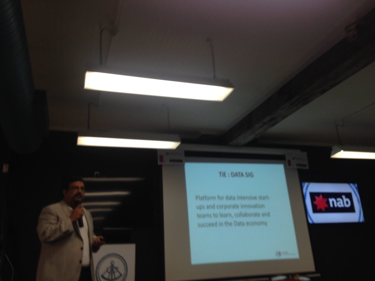TheTimeMasons's tweet photo. #DataAnalytics @BigInsights "every click we make, we're giving #data" @TiE_Sydney @Fishburners https://t.co/6xQCfHVvdd