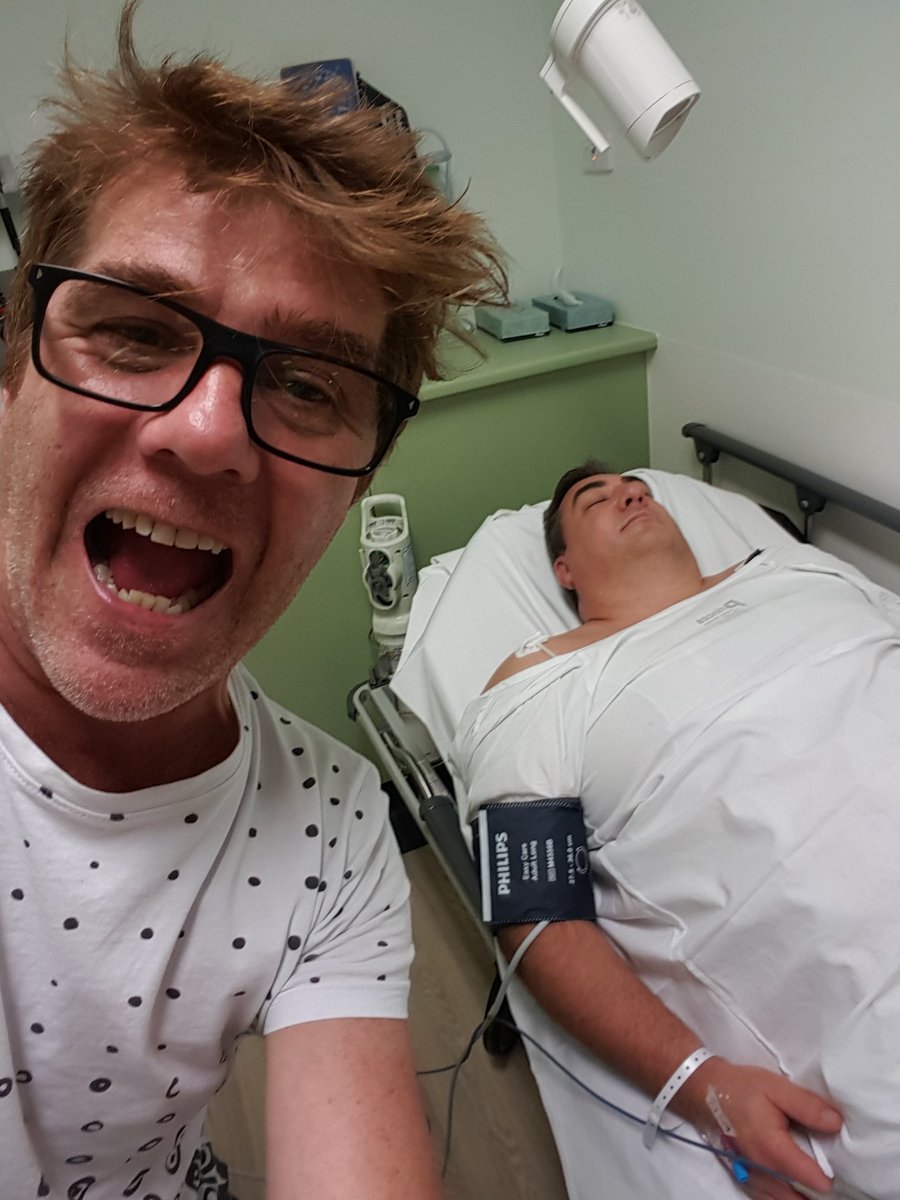 WayneandTom's tweet photo. The bastard has gone and had a heart attack on me...and i cant remember where the will is.💰 #pradasale #goggleboxau https://t.co/nhl8vfX3kN