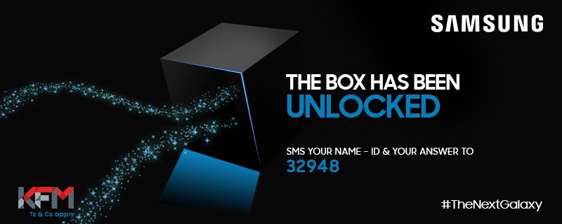 The box is UNLOCKED! Watch the video &amp; you could WIN R6 000 with <a href="/SamsungMobileSA/">Samsung Mobile SA</a> bit.ly/1Q7KFHo