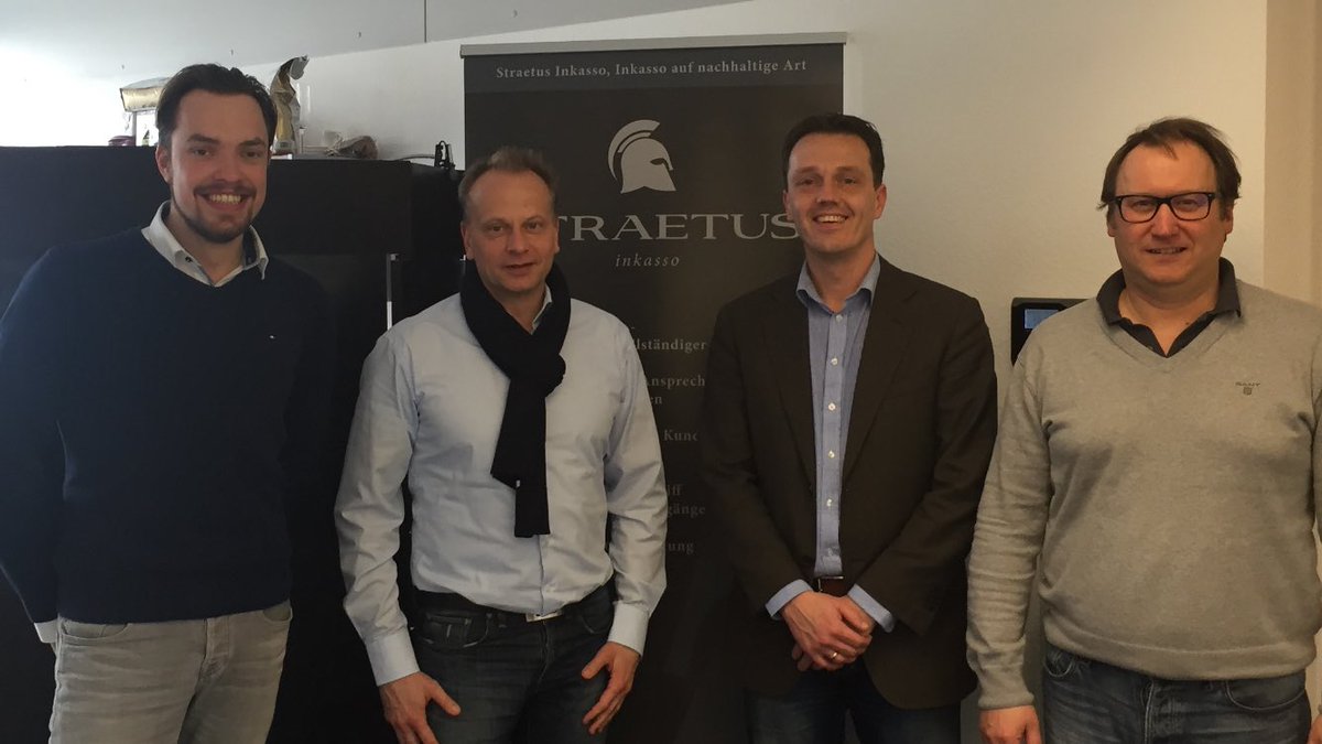 StraetusIncasso's tweet photo. Vandaag waren @DenKuipers en @CrijnJanssen te gast bij @StraetusInkasso in Koln! #samensterkerdoorfranchise https://t.co/mZ57uNhqUj