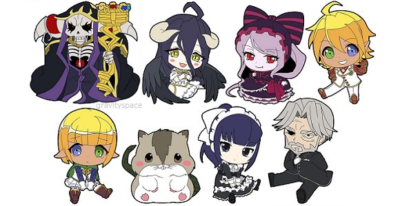 オーバーロード ぺたん娘トレーディングラバーストラップ』①モモンガ 