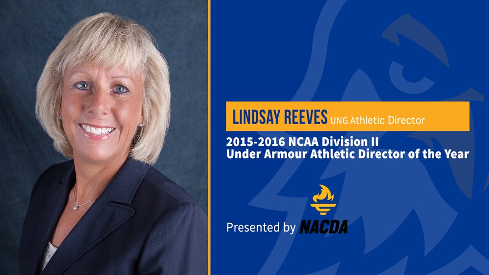 UNG_Nighthawks's tweet photo. Congratulations to our own @LindsayReeves12 for being named @UnderArmour AD of the Year!! https://t.co/ZDbelLbQGl 👏 https://t.co/DAciTRWTH4