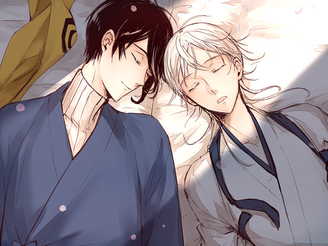 鶴丸を探しに行ったまま戻ってこない三日月を探しに行く三条(二度手間) #みかつるの日 
