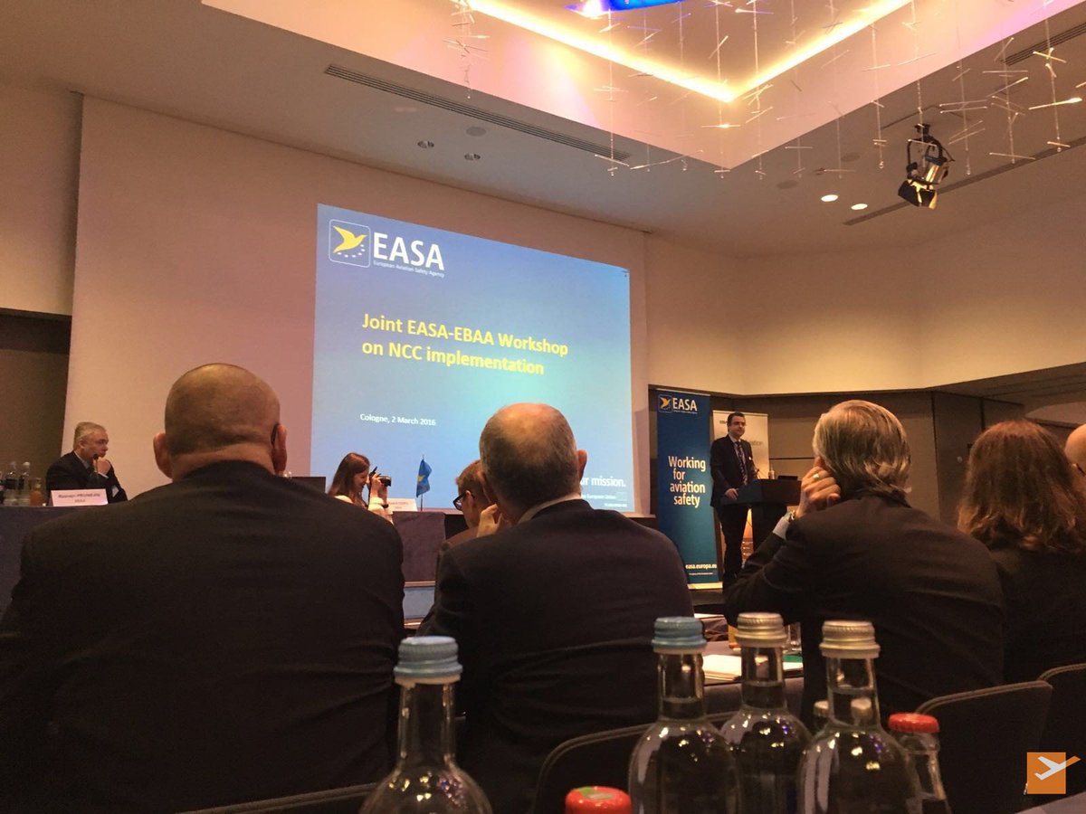 TRSAviation's tweet photo. @EASA and @EBAAorg joint workshop on #PartNCC — @TRSAviation listens carefully ;-) https://t.co/Oa6KmriqXS