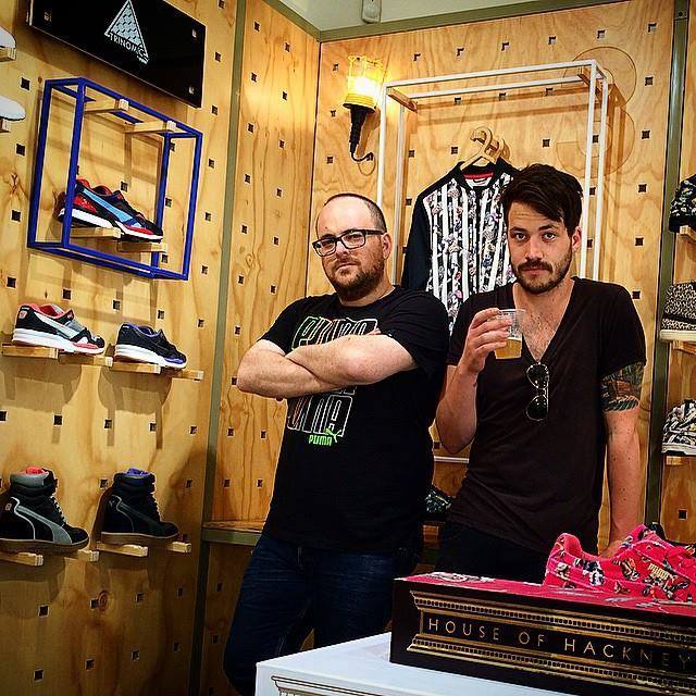 SlyCreative's tweet photo. Throw Back Thursday: Matt and Josh hanging out at #PUMASelectCT in 2014. #TBT #SlyCreative https://t.co/cwVtN8cNpE